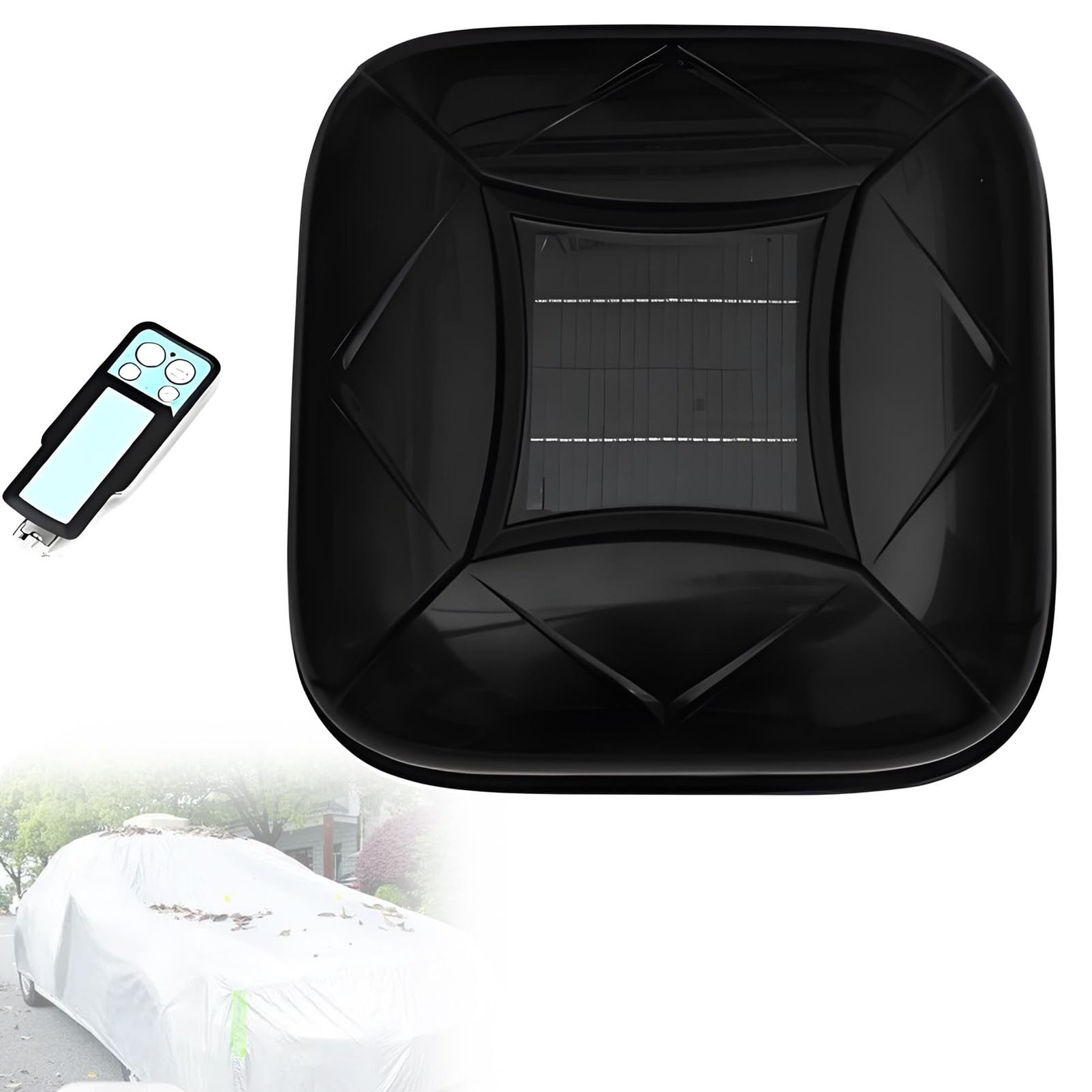 Housse de voiture intelligente solaire YXL-Black pour SUV et berline