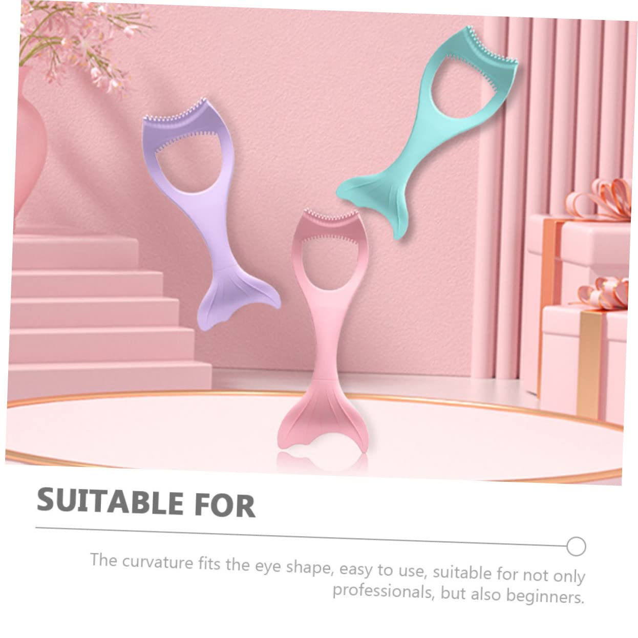 POPETPOP 8pièces Outils De Maquillage Multifonctionnels Silicone Pour Eyeliner Et Mascara Accessoire De Dessin Pour Yeux Maquillage Yeux
