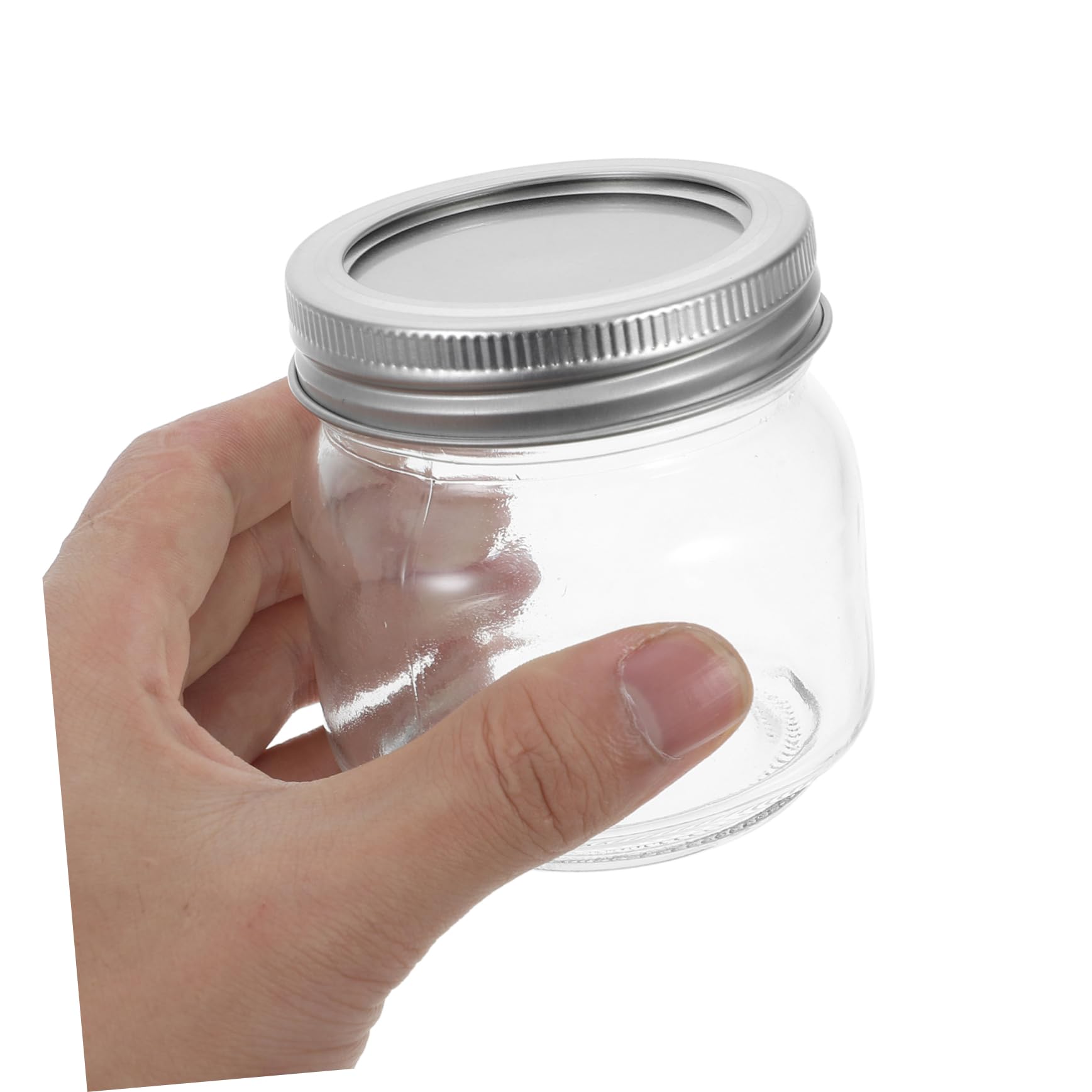 Alipis Frascos Redondos de Vidrio 250ml, 6 Piezas, Cierre Hermético
