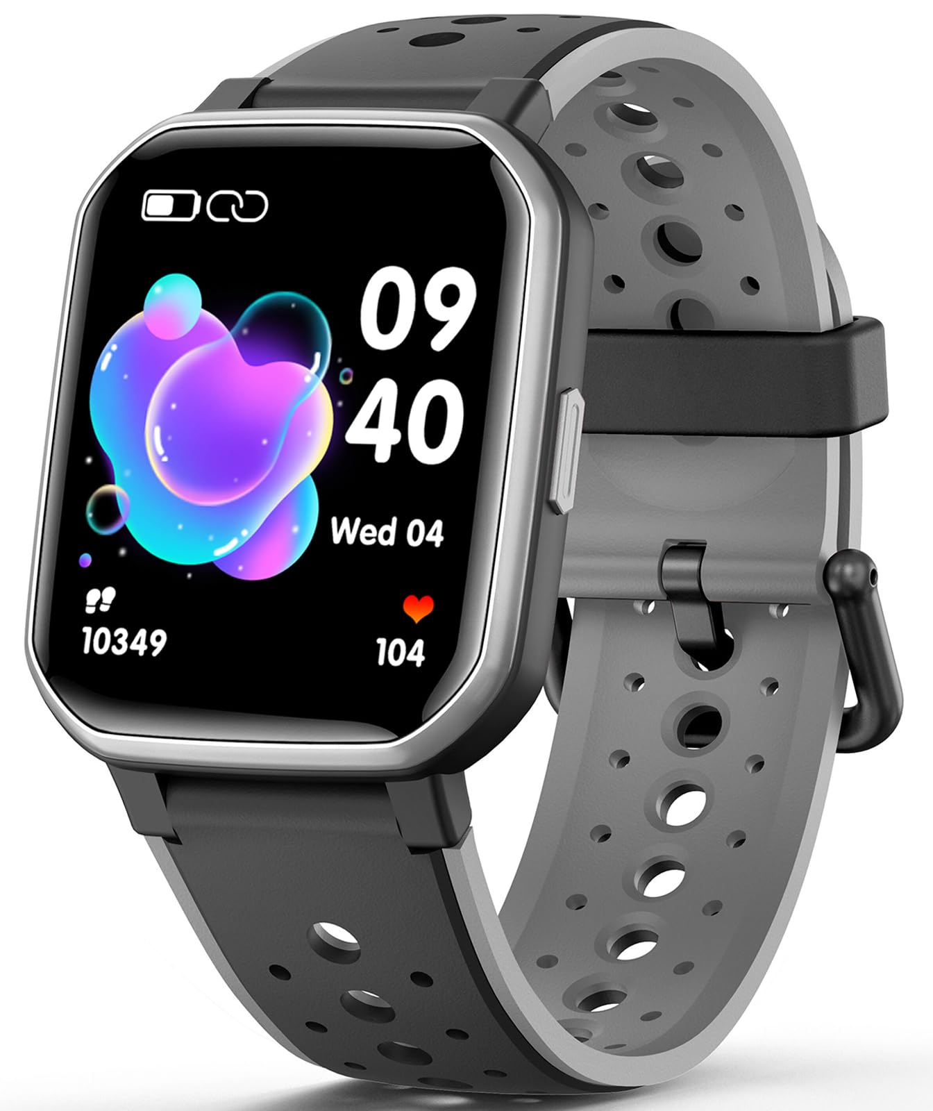 JOYELE Smart Watch for Kids Teens, Smartwatch Orolorio Bambino Bambina, Orologio Fitness Smart Watch 19 Modalità Sportive, Monitoraggio Sonno/Frequenza Cardiaca, Fitness Tracker per Android iOS (Nero)