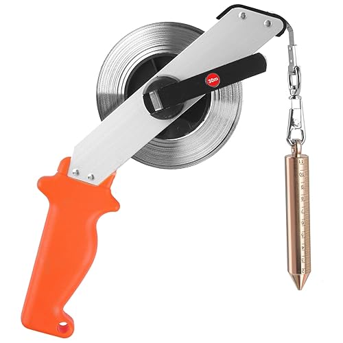 Miniatura 7 de Cekegon - Cinta métrica de medición de aceite, 66 pies para tanque de aceite, acero inoxidable, con cinta de grabado láser, cinta de sonido a prueba