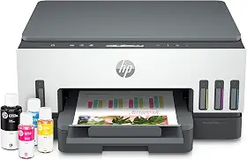 Impressora Multifuncional HP Smart Tank 724 Tanque de Tinta Colorida Wi-Fi Scanner Duplex. Funções: Imprimir, Copiar, Digitalizar. Cor: Branco (2G9Q2A)