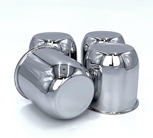 Paquete de 4 tapas centrales cromadas 2.95 para ruedas de automĂłvil, camiĂłn y remolque, cubierta de cubo de llantas duraderas Paquete de 4 tapas centrales cromadas 2.95 para ruedas de automĂłvil, camiĂłn y remolque, cubierta de cubo de llantas duraderas