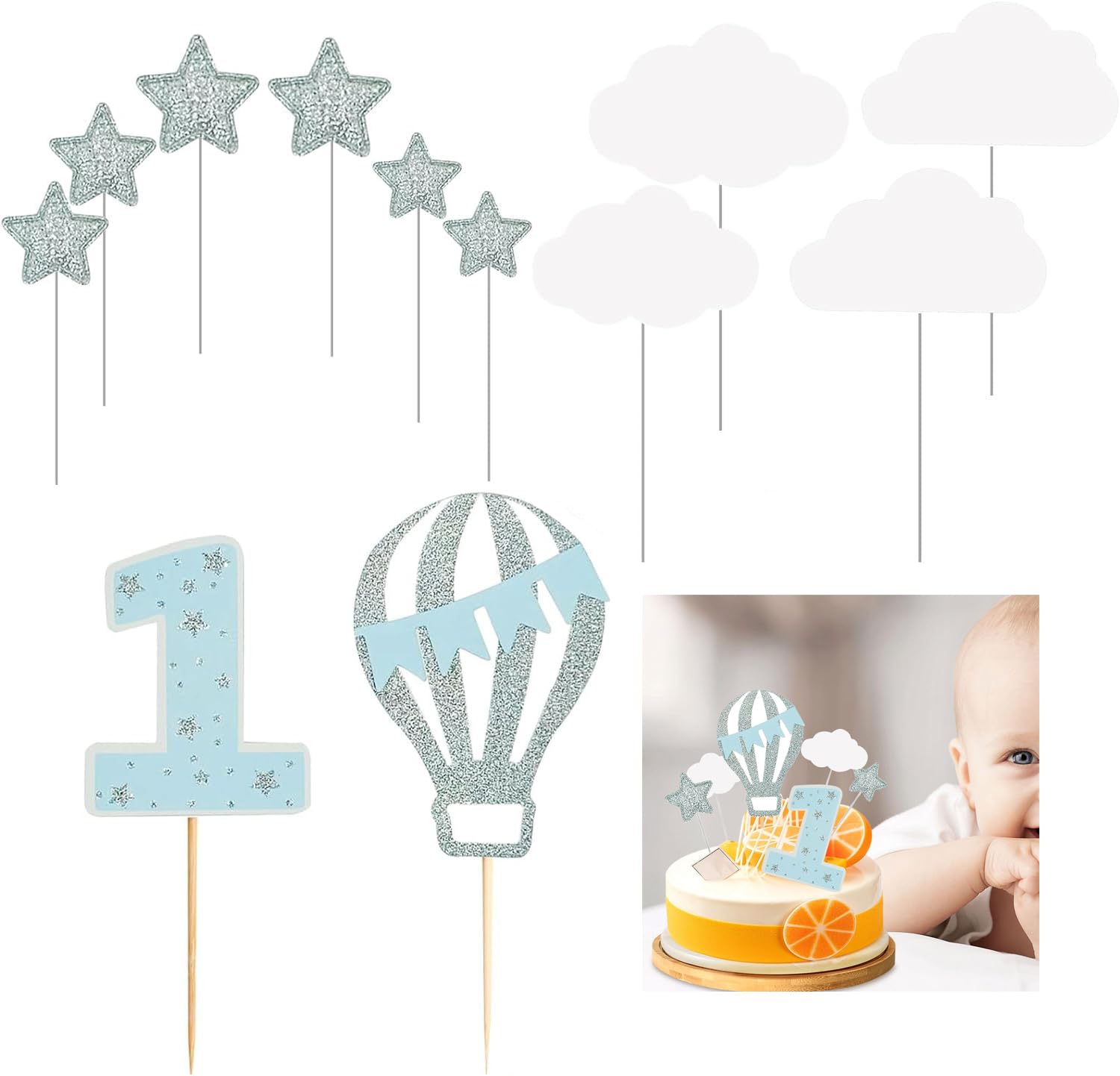 Isn't She ONEderful taarttopper 1e verjaardag taart topper baby meisje boho madeliefje taart decoraties voor 1e verjaardag babyshower geslacht onthullen feestbenodigdheden