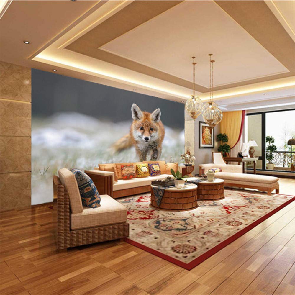 Fotomurales zorro 200x140cm Decoración de Pared decorativos Murales moderna de Papel Pintado Sala Living Oficina Dormitorio