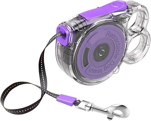 Miniatura 1 de Retracting Dog Leashes Automatic Adjustable Length with Nylon Dog Leads for Secure Walking Training Control