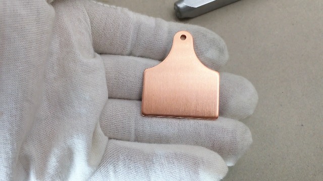 Metal Stamps 50-Pack Aluminum Cow Tags Blank Stamping Blanks For