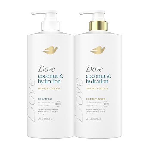 Dove Shampoo Coconut & Hydration 28 Fl oz Conditioner Coconut & H...