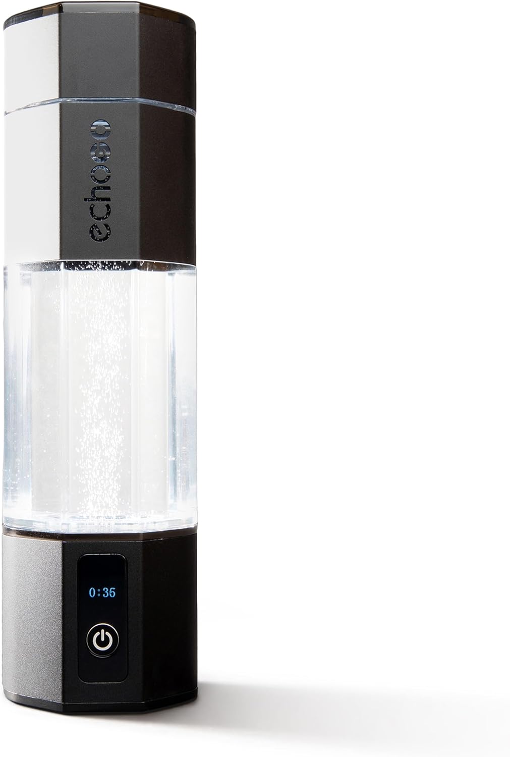 Product image of Echo Go+ Hydrogen Water Bottle - Hydrogen Infusion Technology - Rechargeable Water Bottle - SPE & PEM Purification - Active Hydration Support for Skin Health & Immune Function - 10 oz