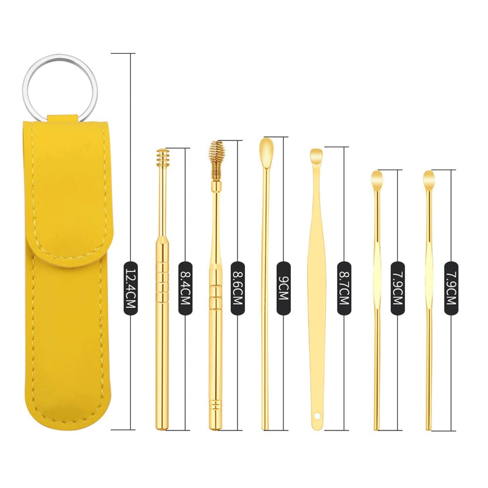 Prodotti per la rimozione del cerume Detergente per Le Orecchie Strumento per la rimozione del cerume Earpick Curette Riutilizzabile per la