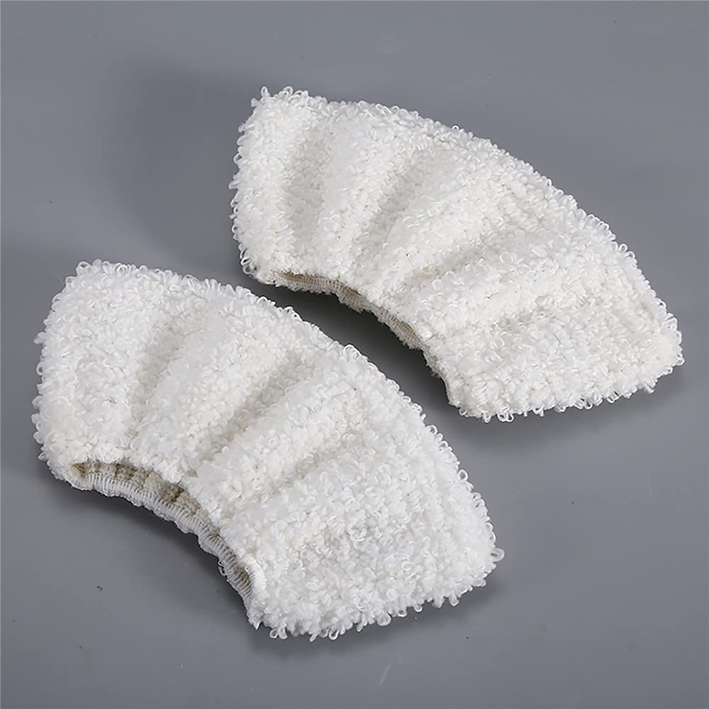 Couvercle de chiffon de nettoyage à la vapeur brosses rondes chiffons de buse de sol pour Karcher Easyfix SC2 SC3 SC4 SC5 accessoires de nettoyeur à vapeur (Color : Set 2)