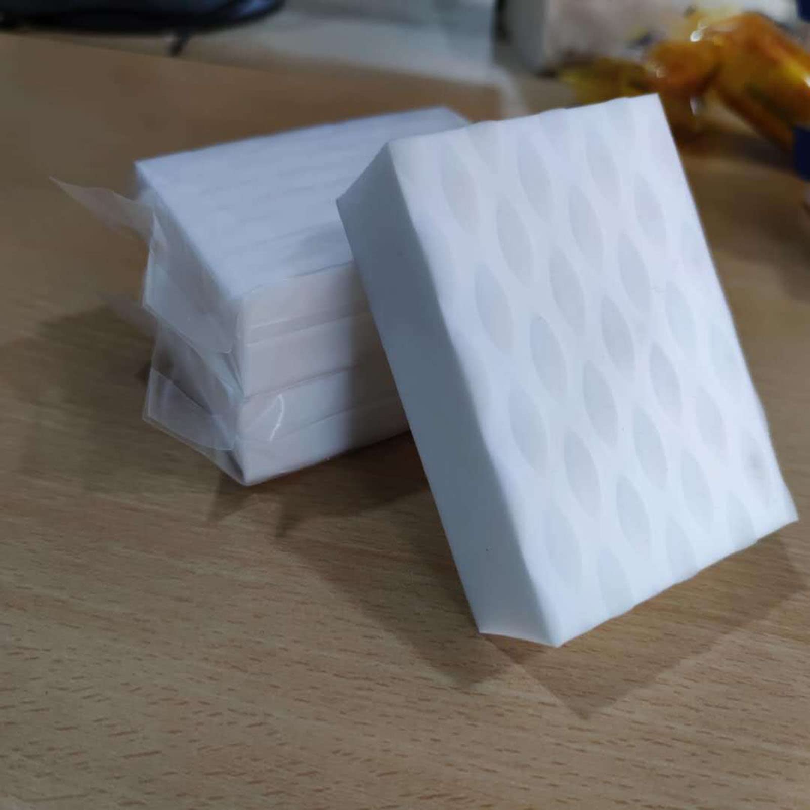 flexman 8Pcs Car Wash Sponge, 11 X 7 X 4cm High Density 2.5X Compression Large Hole Can Be Cropped Sponge for Wash Car Leaning Tool Set Kit