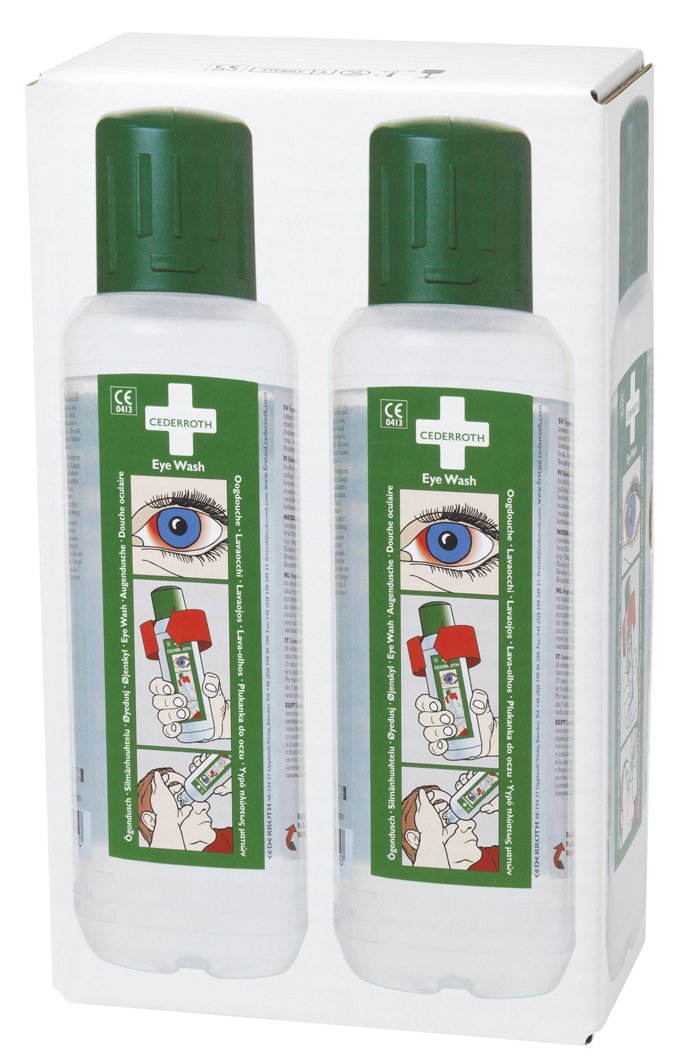 Cederroth Eye shower refill, 2 x 500 ml.