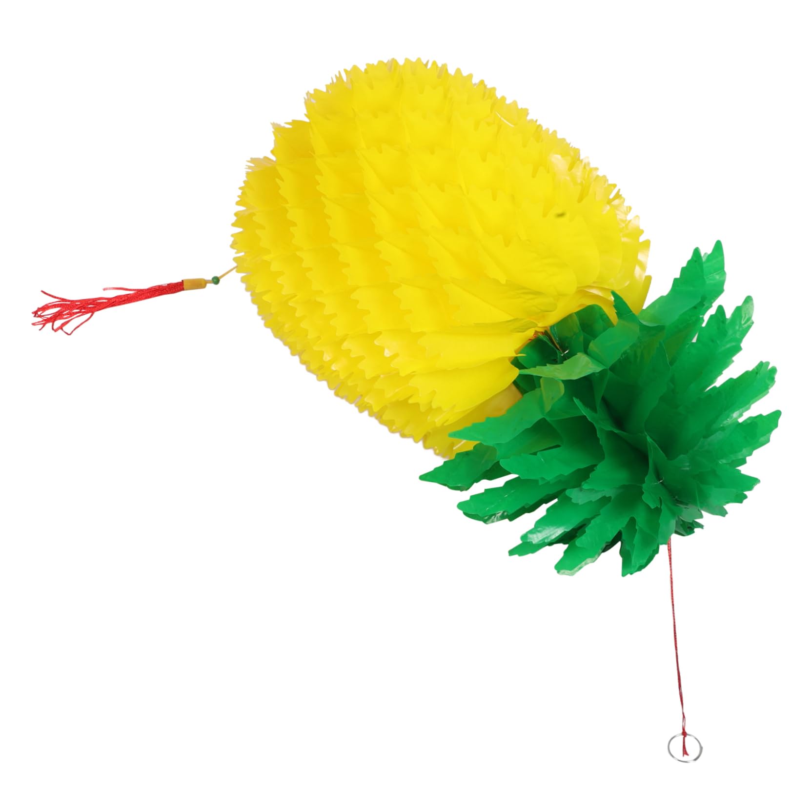 Abaodam Hanging Pineapple Lanterns for Luau Tropical Tassel Lanterns Lightweight Portable Pineapple Decorations for Events