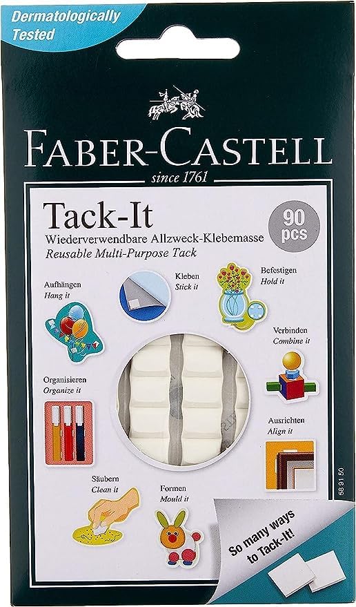 REUsable Multi Purpose Adhesive Tack It 50gm White PACK OF 2