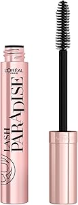 L&#39;Oreal Paris Voluminous Lash Paradise Mascara, Lengthening Mascara, Volume &amp; Length for Up to 24 Hours with Flower Oil Infused Conditioning Formula for Sensitive Eyes, Blackest Black, 0.28 fl. oz.