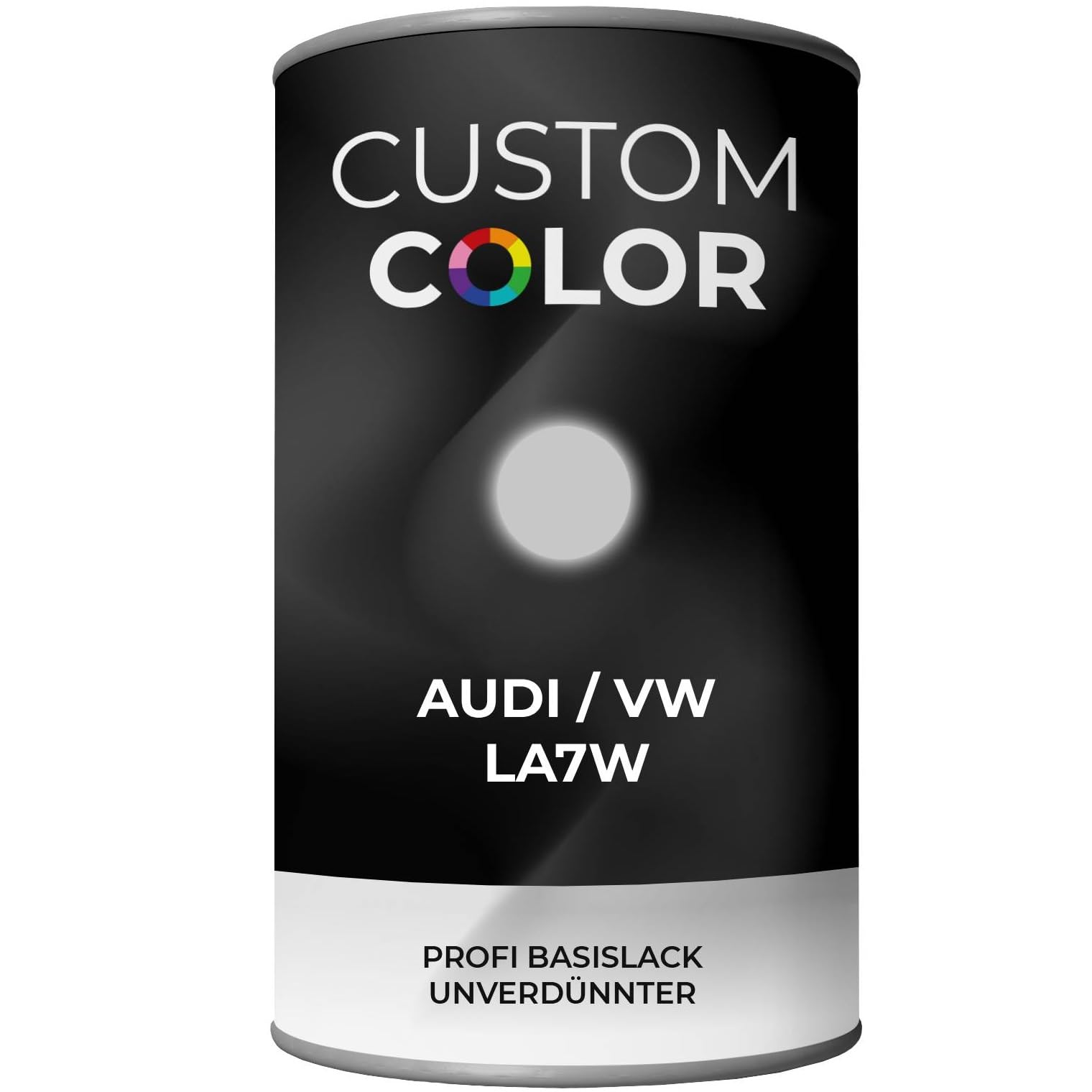 Autolack 1 Liter für Audi VW LA7W konventionell unverdünnter 1:1