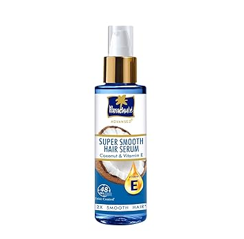 Parachute Advansed Super Smooth Hair Serum | Coconut & Vitamin E | 48 Hrs Frizz control | 2 X Smooth Hair | 100ml - image, photos