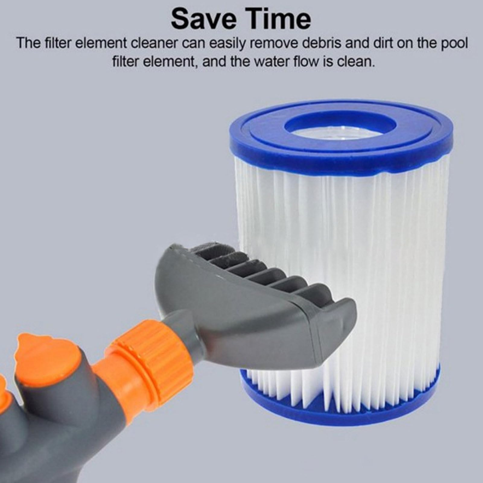 Keenso Nettoyant pour Cartouche de Filtre de Piscine, Nettoyant pour Filtre à Cartouche de Piscine pour Spa et