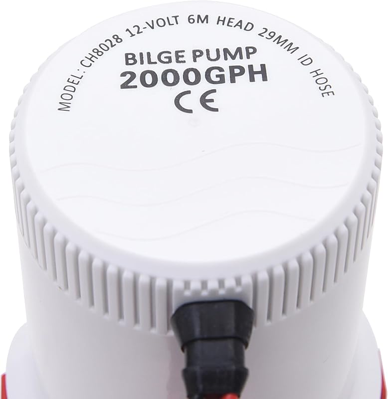 KAOLALI 12V 2000GPH Bilge Szivattyú 29mm Hajó Vízszivattyú Tengerészeti