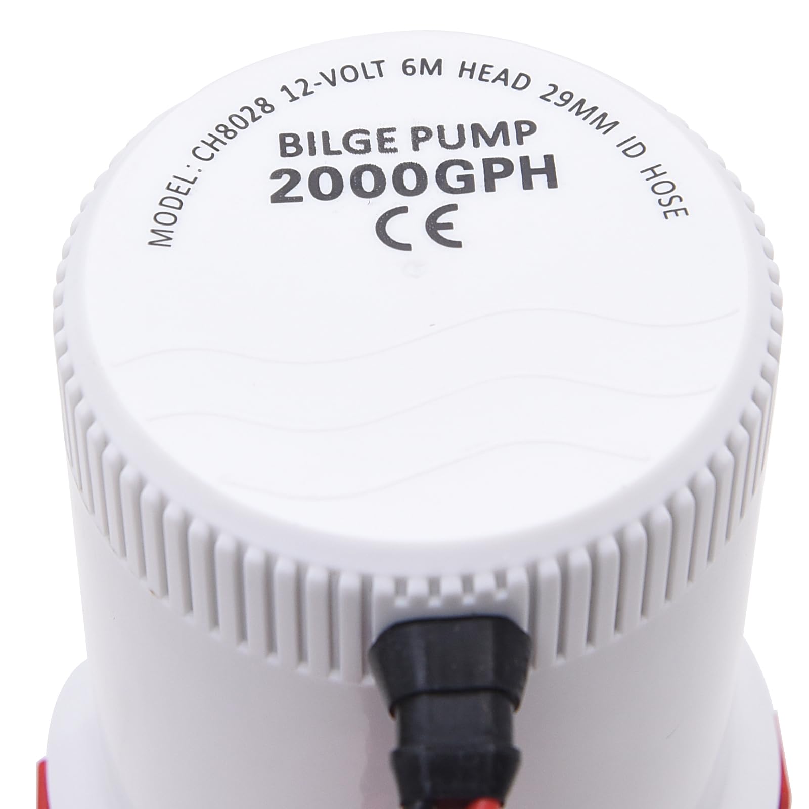 KAOLALI 12V 2000GPH Pompa di Sentina 29mm Pompa Acqua Barca Elettrica Sommersa Pompa di Sentina per Barca Marine Yacht