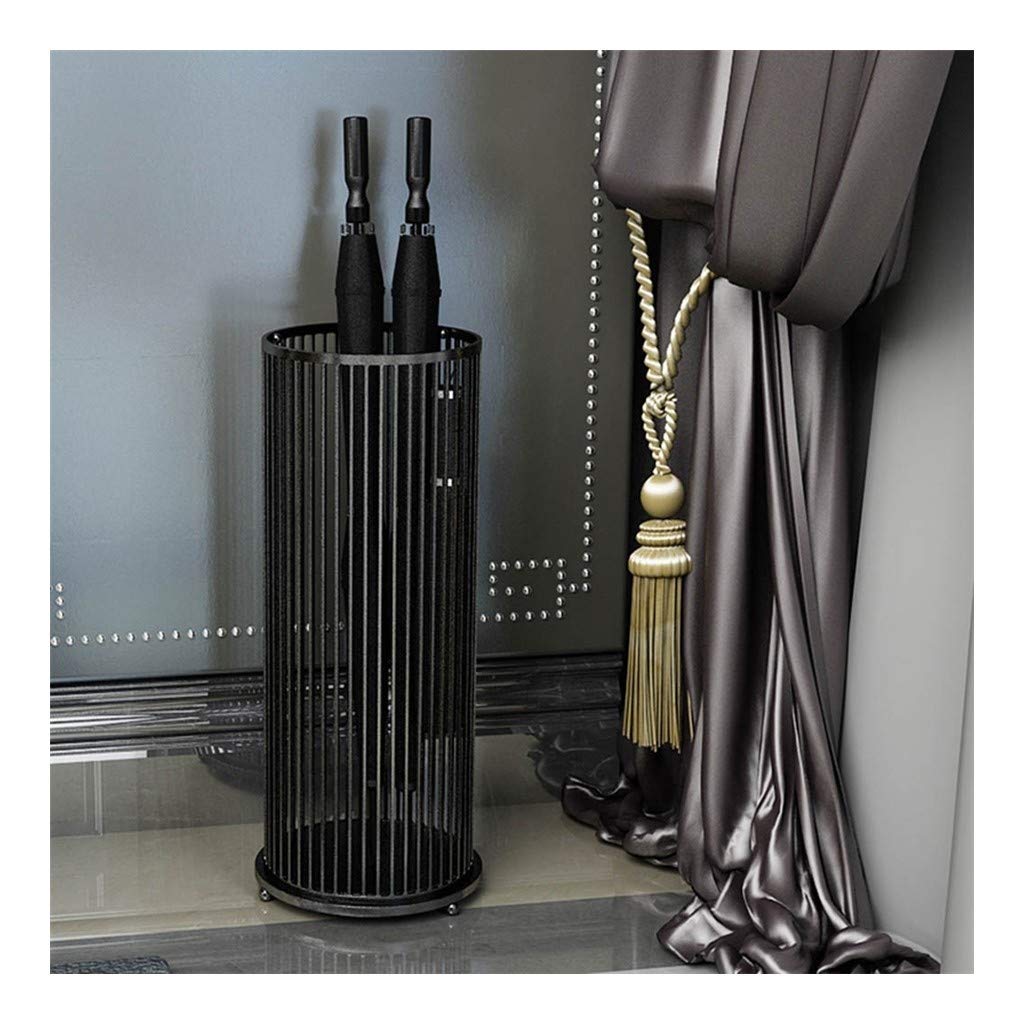 Porte-parapluies Nordic haut de gamme design géométrique noir