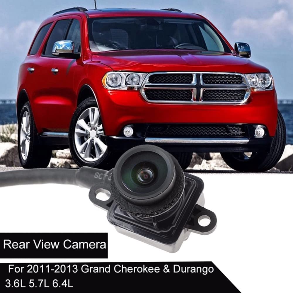 Dasbecan Telecamera Di Retromarcia Di Ricambio Per Dodge Durango E Jeep Grand Cherokee 2011-2013, Connettore A 6 Pin, Angolo 170°, Sostituisce 56054059AC/AD/AE - 3