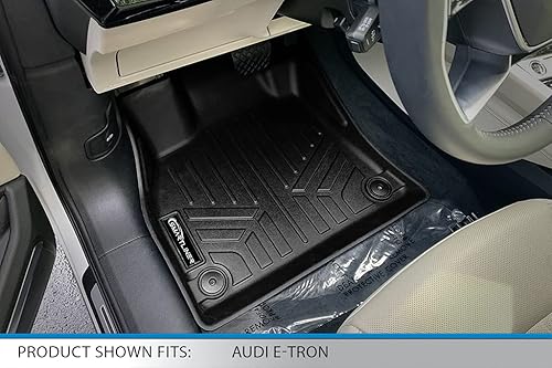 Miniatura 2 de SMARTLINER Juego de alfombrillas y revestimiento de carga de 2 filas para todo tipo de clima, compatibles con Audi e-tron S Sportback 2022-2023