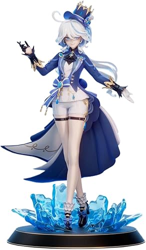 Miniatura 1 de Genshin Impact Furina Figura 17 PVC 28CM miHoYo Anime Game Personaje Escritorio Adornos Regalo