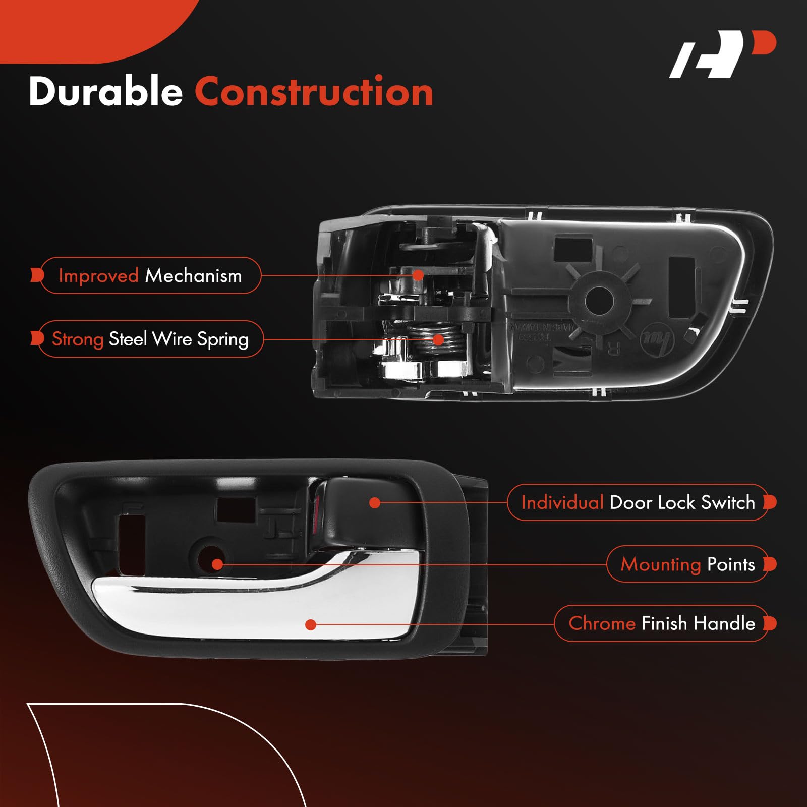 1 Par De Manijas De Puerta Interior Izquierda Derecha Para Toyota Camry CV36 2002 2003 2004 2005 2006 69206-33040 69205-33040 - AliExprs