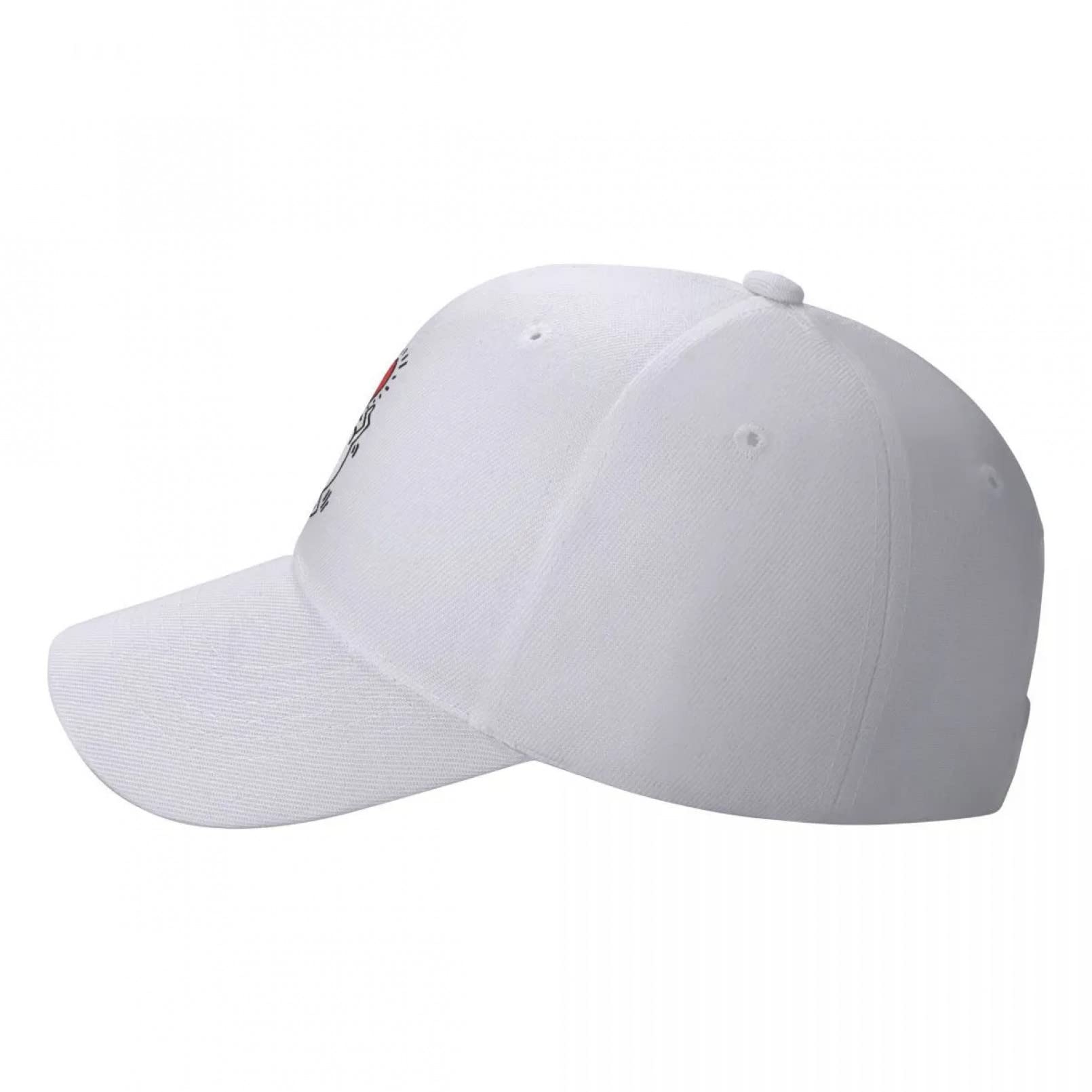 Berretto Da Baseball Unisex Con Stampa Astratta Keith Haring - Cappello Da Papà Regolabile In Cotone E Poliestere - Protezione UV Per Uomo E Donna