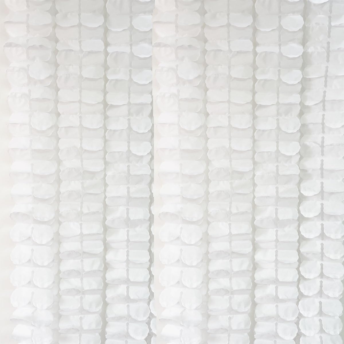 Photo 1 of 10PCS White Four Leaf Clover Paper Leaf Clover Garland Banner Decorations