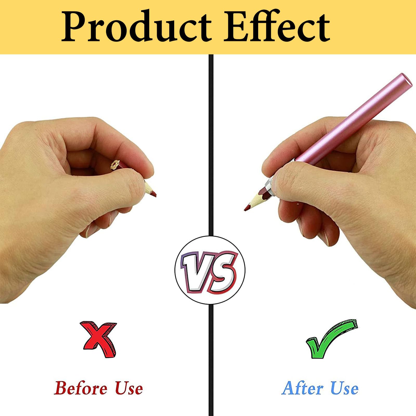 4 Estensori Per Matite In Alluminio - Allunga Matite Corte, Design Antiscivolo - Foto 9