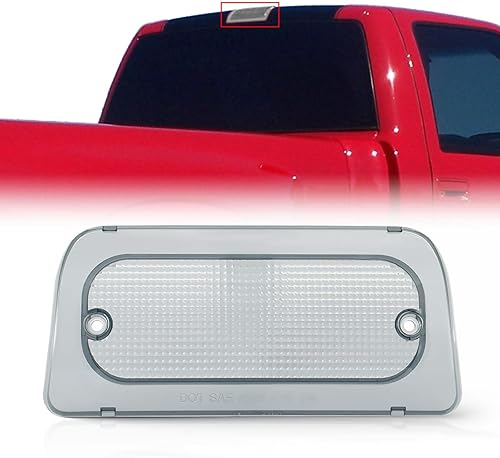 KARPAL Cubierta de lente de luz de freno para tercera luz de freno compatible con Chevy S-10 GMC Sonoma 1994-2004 Extended Cab Chevy S-10 GMC Sonoma