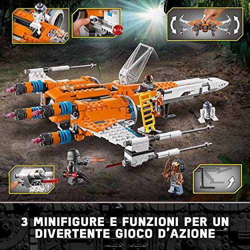 Star Wars X-wing Fighter di Poe Dameron, Set da Costruzione, Serie L'Ascesa di Skywalker, 75273 - Lego - Immagine 6