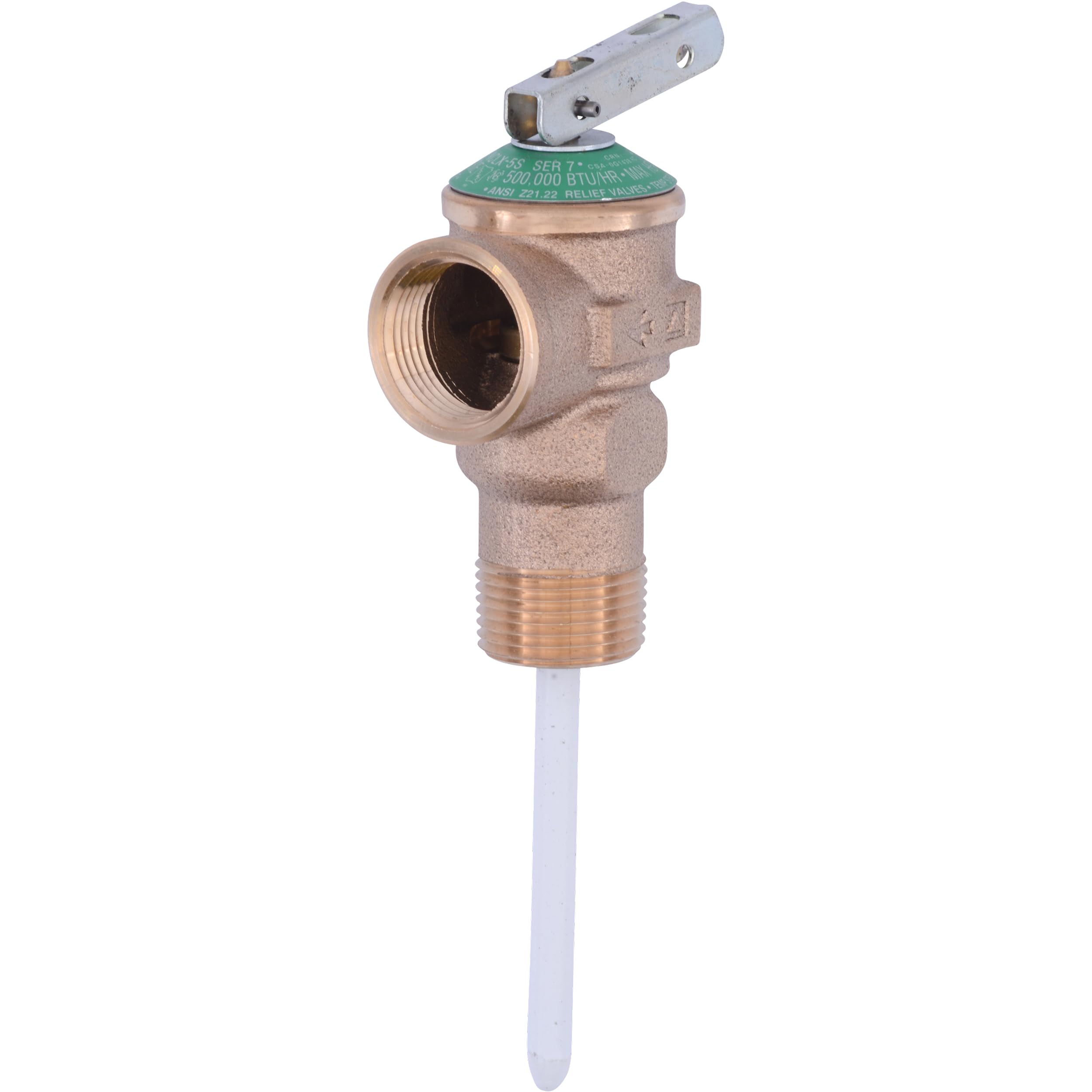 Cash Acme 23263-0150 Temp Pressure Relief Valve, Bronze, NCLX-LS