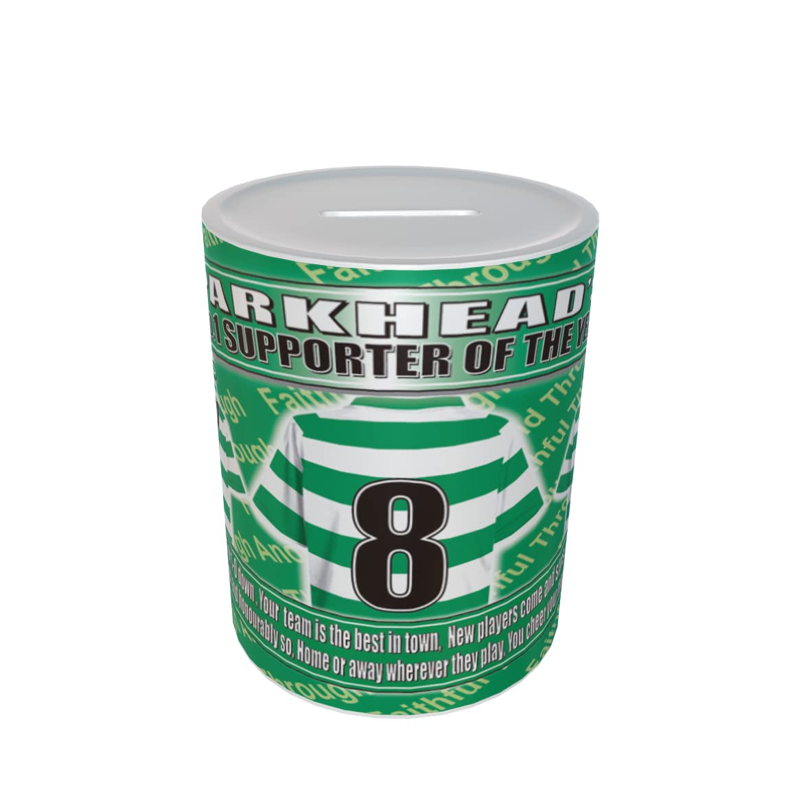 Celtic Football Shirt Ceramic Money Box Gift