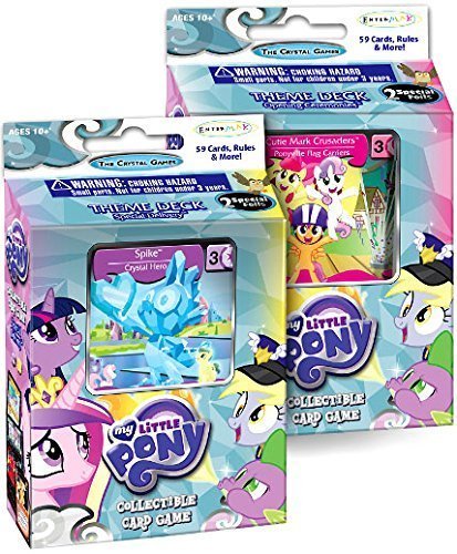 My Little Pony - Collectible Card Game - The Crystal Games - Set Of 2 Theme Decks #TOP4