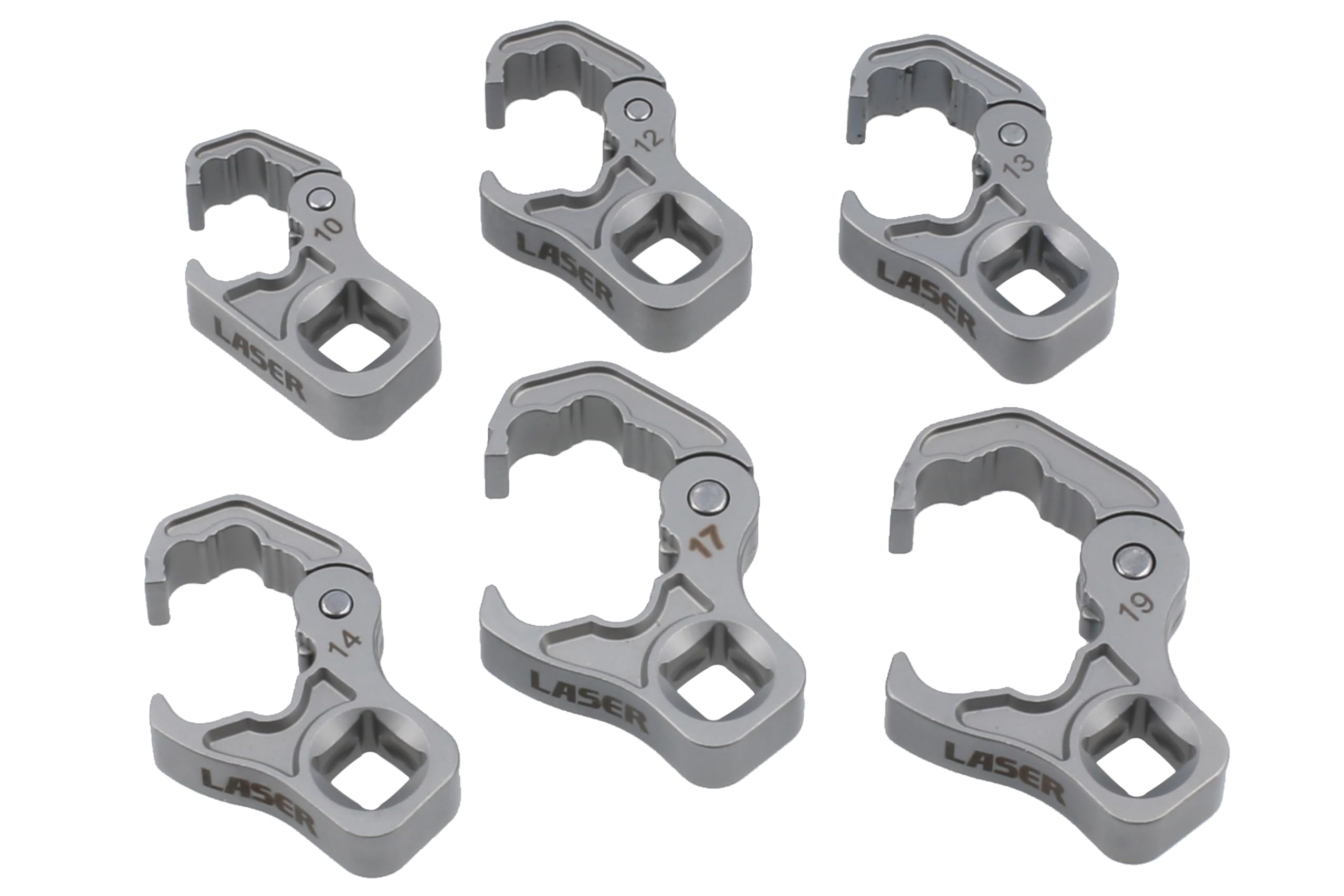 Laser 8874 Ratchet Flare Nut Wrench Set 3/8" D