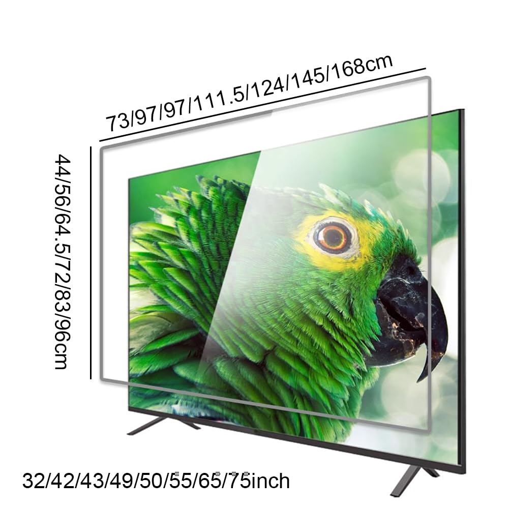 Moniteur LED LCD TV à film trempé givré ou