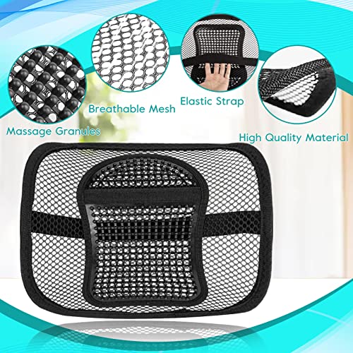 m zimoon Mesh Back Support, Mesh Lumbar Support Cushion Air Flow Chair Back Support with Elastic Strap Back Rest for Home Office Chair Car Seat Back Pain Relief - Cosy Home Interiors m zimoon Mesh Back Support, Mesh Lumbar Support Cushion Air Flow Chair Back Support with Elastic Strap Back Rest for Home Office Chair Car Seat Back Pain Relief - Image 6