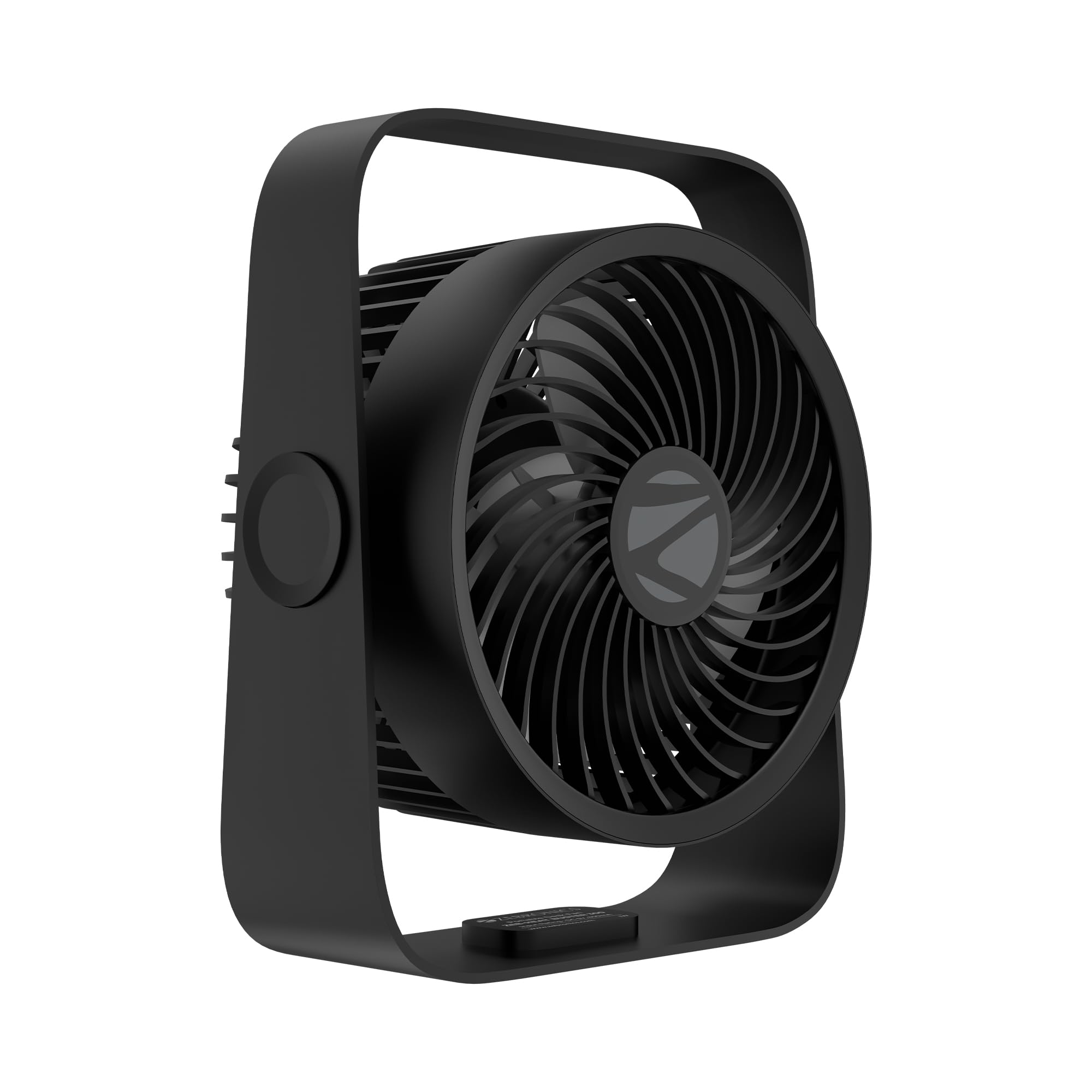 Zebronics Heat Buster 300, Portable Desk Fan, Upto 13h Backup, 3600mAh Rechargeable Battery, 360° Rotatable Fan, 4 Speed + 1 Breeze Mode, Wall-Mountable, for Travel, Office, Home (Black)-image-6