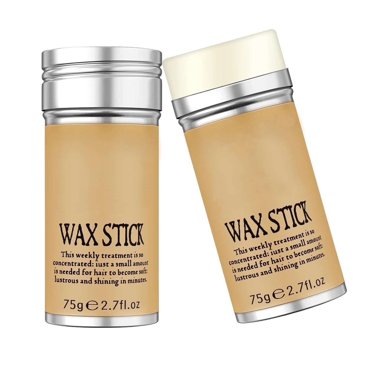 Keli x IKT Hair Wax Stick - 75Gm, Hair Wigs Edge Control, Non-Greasy Hair Styling Wax Stick for Fly Away - Suitable for both Men & Women