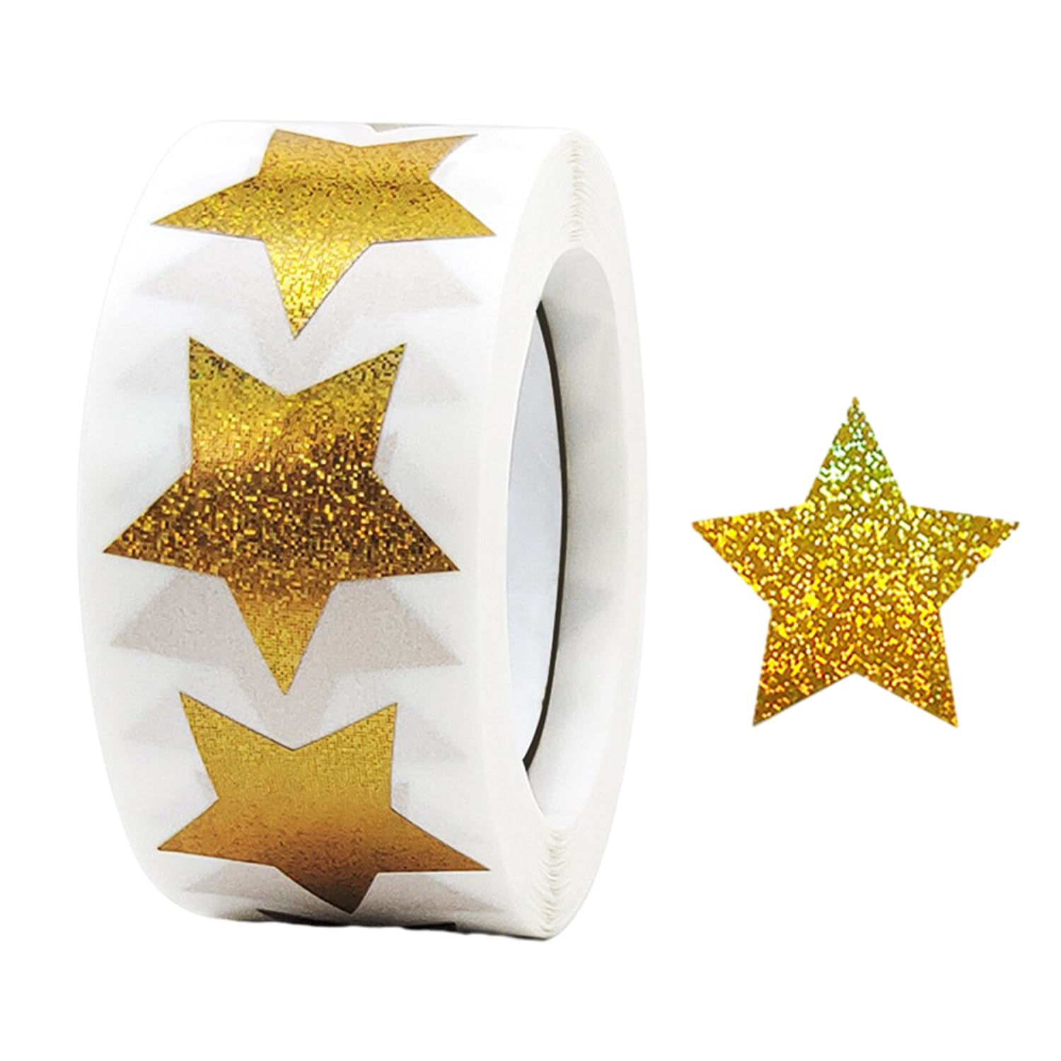 500 hojas de pegatinas de estrellas brillantes, pegatinas de estrellas doradas, pegatinas de recompensa para niños, adecuadas para tarjetas de felicitación de bricolaje, manuales, artesanías, diarias