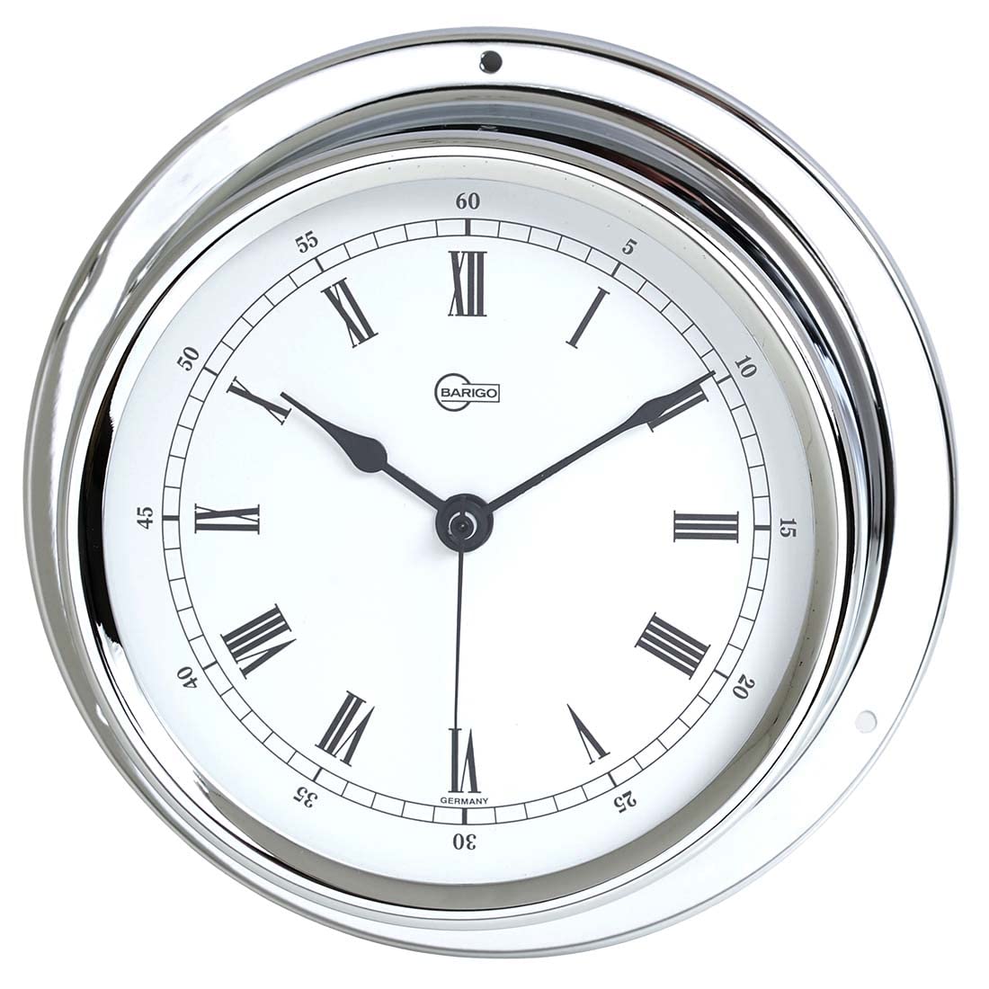 Barigo Regatta 684cr Schiffsuhr Chrom römisch 120mm