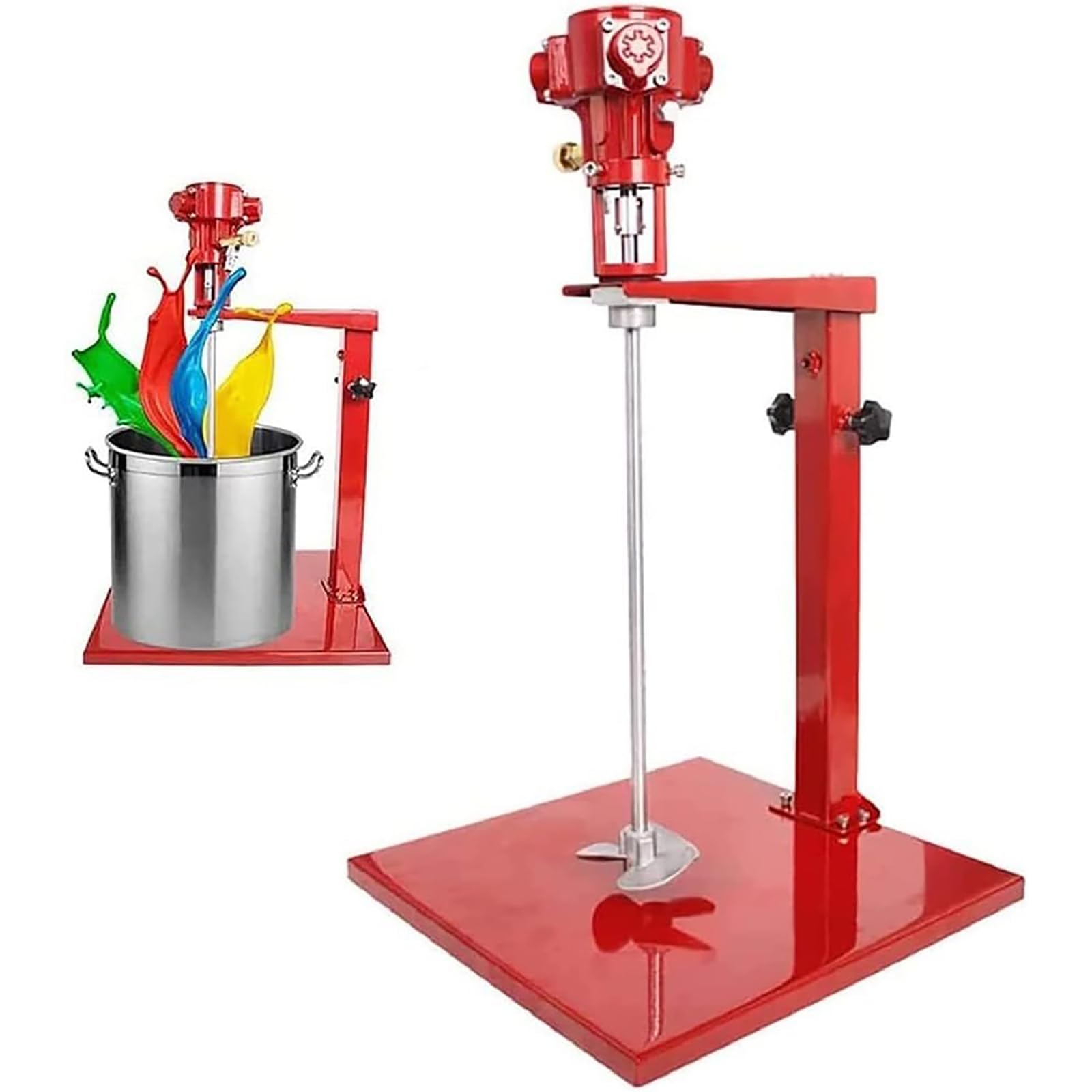 Pneumatyczna maszyna do mieszania farb, 5 galonów/20 l mieszadło pneumatyczne, mieszadło, platforma podnosząca, mieszadło do powłok malarskich, lepka ciecz, tusz