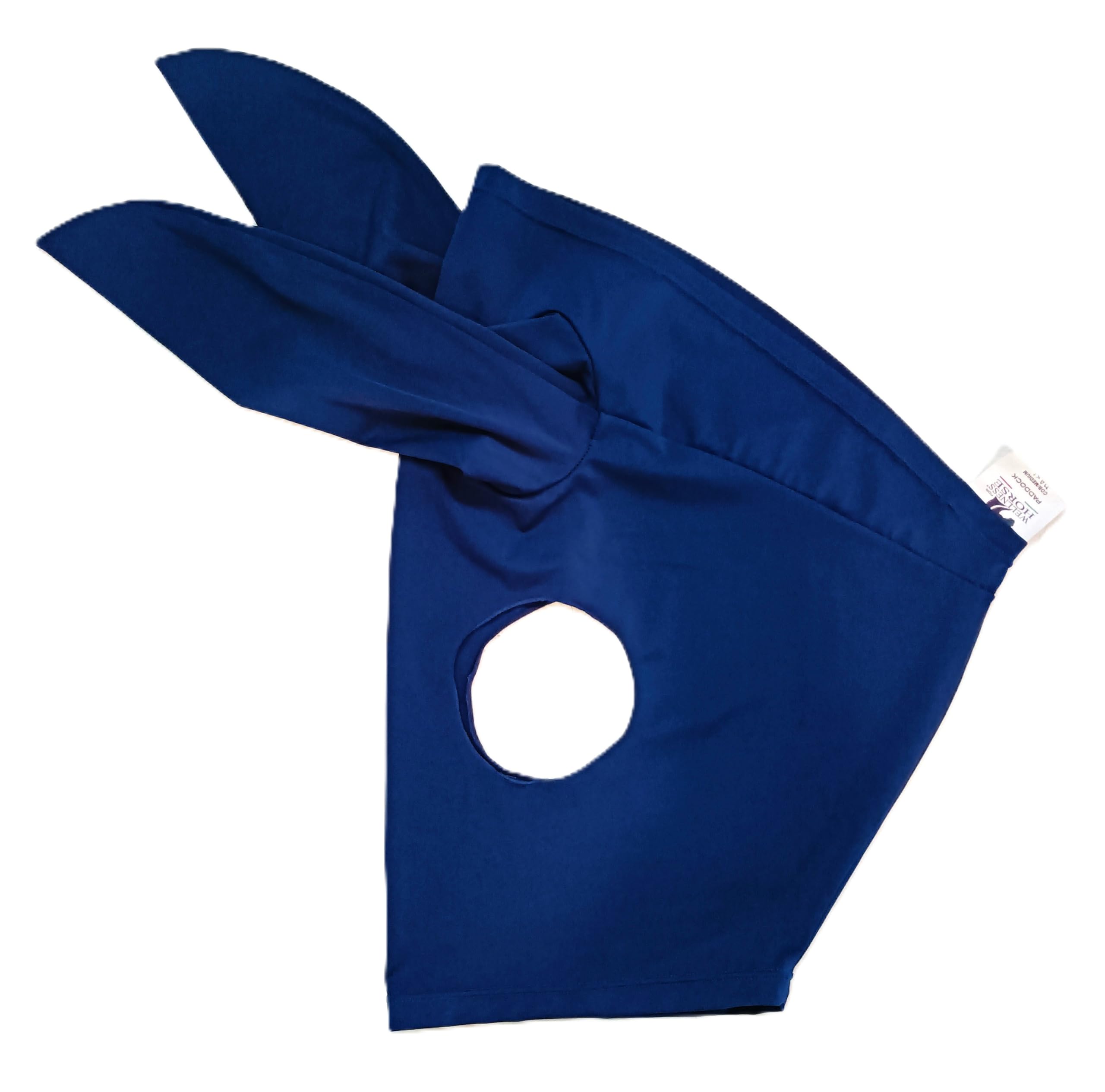 Maschera Anti Mosche per Asini con Orecchie Lunghe – Lycra Traspirante ed Elasticizzata – Mod. Paddock Maxi – 100% Made in Italy - M/MEDIUM