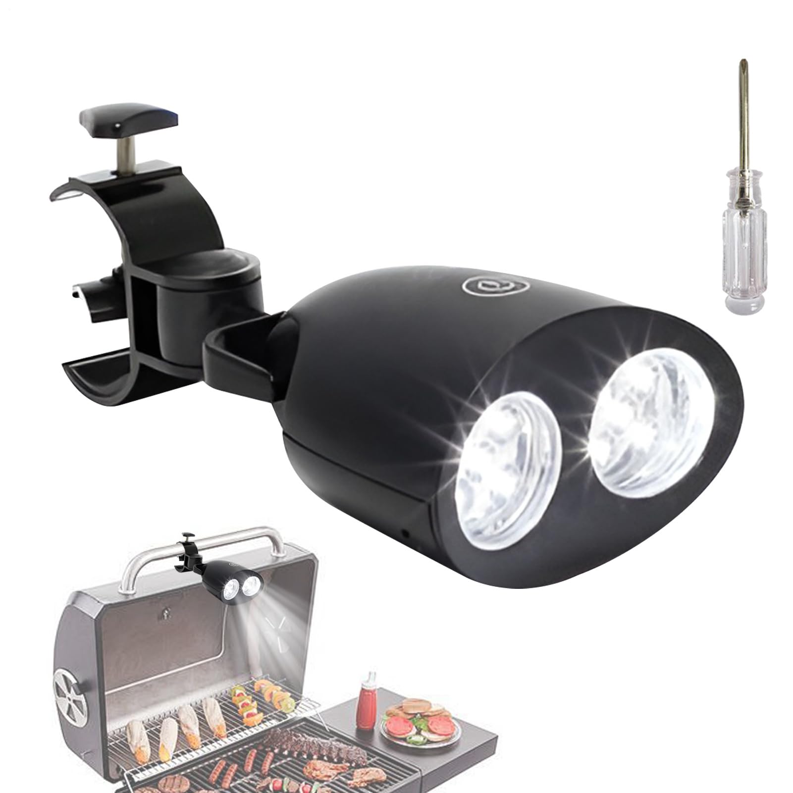 Luz para barbacoa | Iluminación portátil ajustable 360 grados para barbacoas – Iluminación para barbacoa | Para uso en mecánica, automoción, tienda, camión, ATV, cocina al aire libre, camping y L