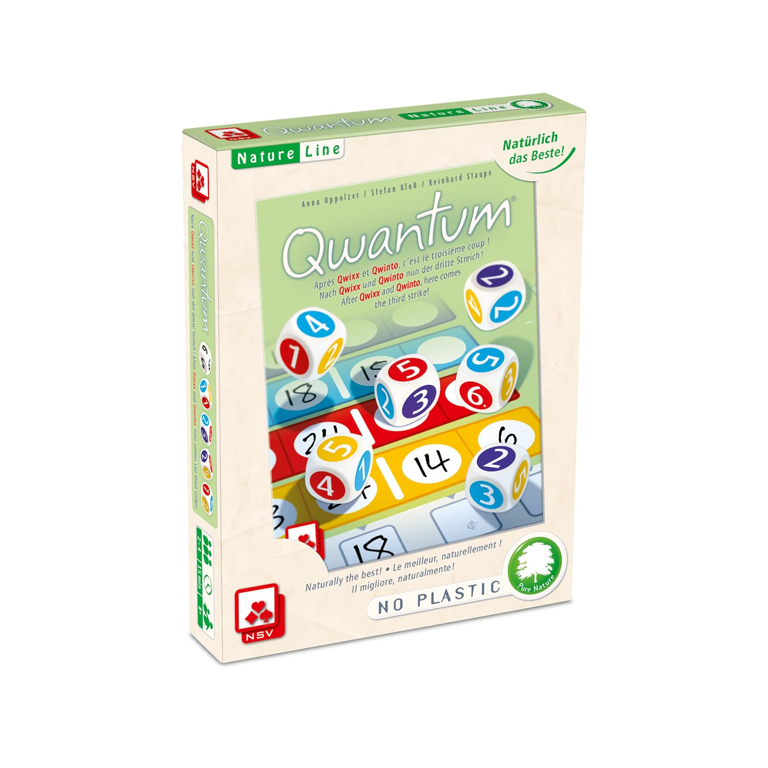 Qwantum Natureline Dice Game - 100% Plastic-Free, Sustainable Family Board Game, Follow-up To Qwixx & Qwinto - View #7