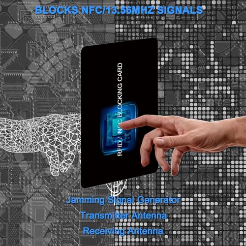 AYAIM 4-8 Pack RFID Blocking Card, safe card for wallet, NFC Debit Credit Card Passport Protector,Entire Wallet Protection Blocker Set for Men & Women3